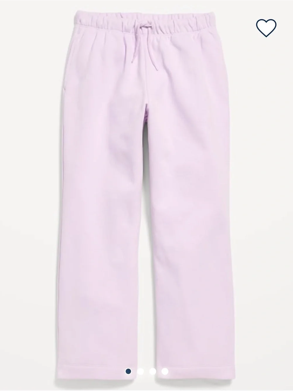 Girl’s Fleece High-Waisted Wide Leg Sweatpants